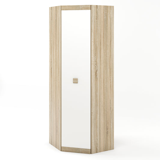 Шкаф угловой Эверест Соната-700 дуб сонома + белый (DTM-2314)