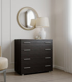 Маленький комод Эверест на 4 ящика К-1 80х45х73 венге темный (телескопы) (DTM-2444)