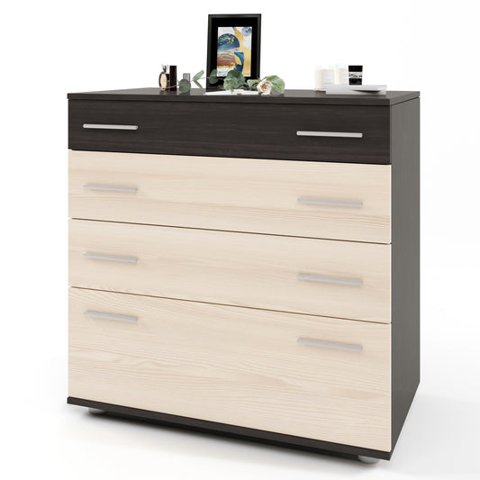 Комод для постельного белья Эверест К-2 80х45х85 венге темний + дуб молочний (телескопы) (DTM-2449)