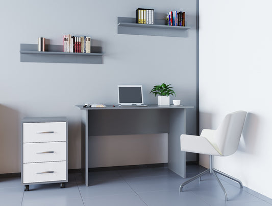 Офисный стол Doros Т3 120х60х78 см Графит/Белый (DRS-011315)