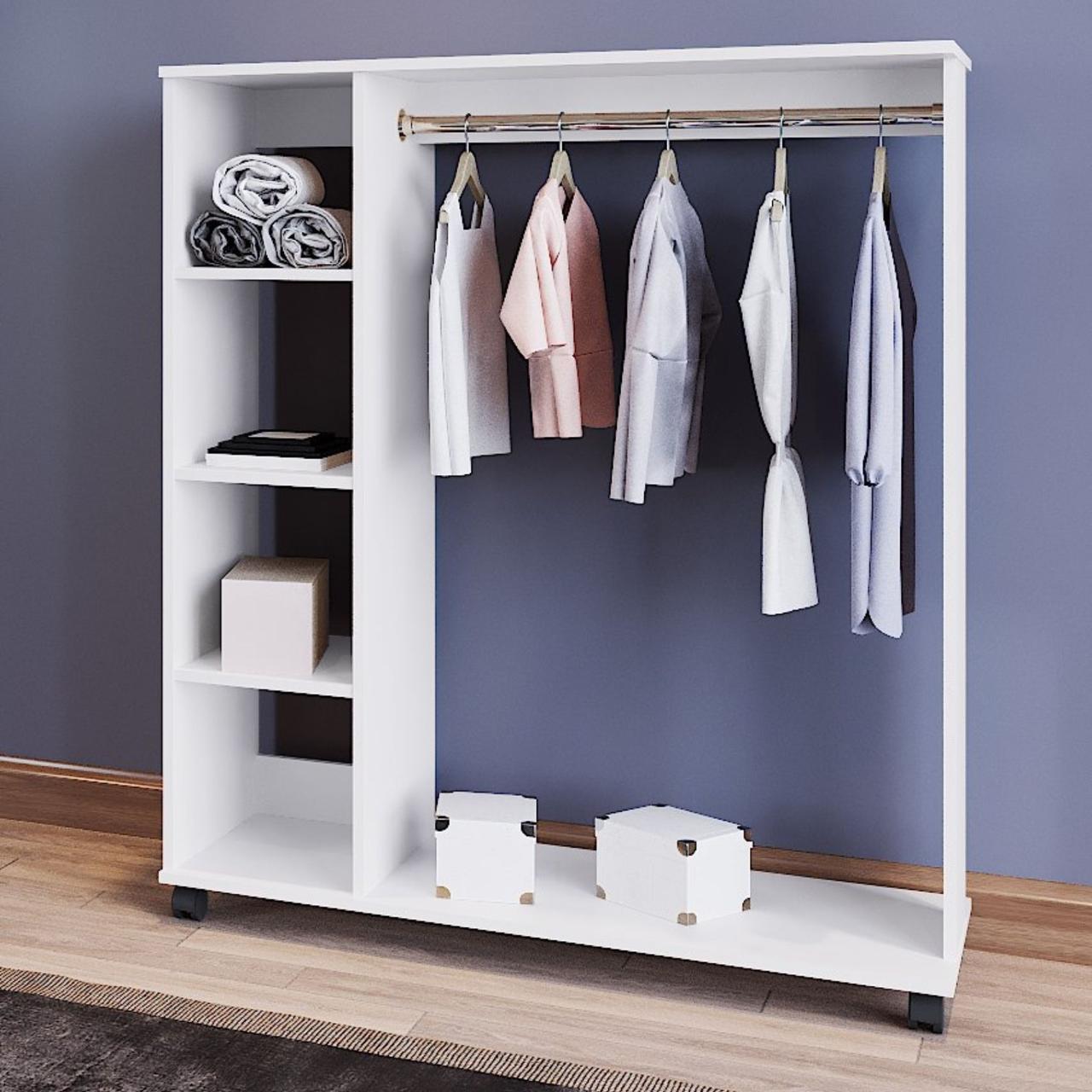 Гардеробная стойка Doros Д1 100х41,6х129,4 см Белый (DRS-011415)