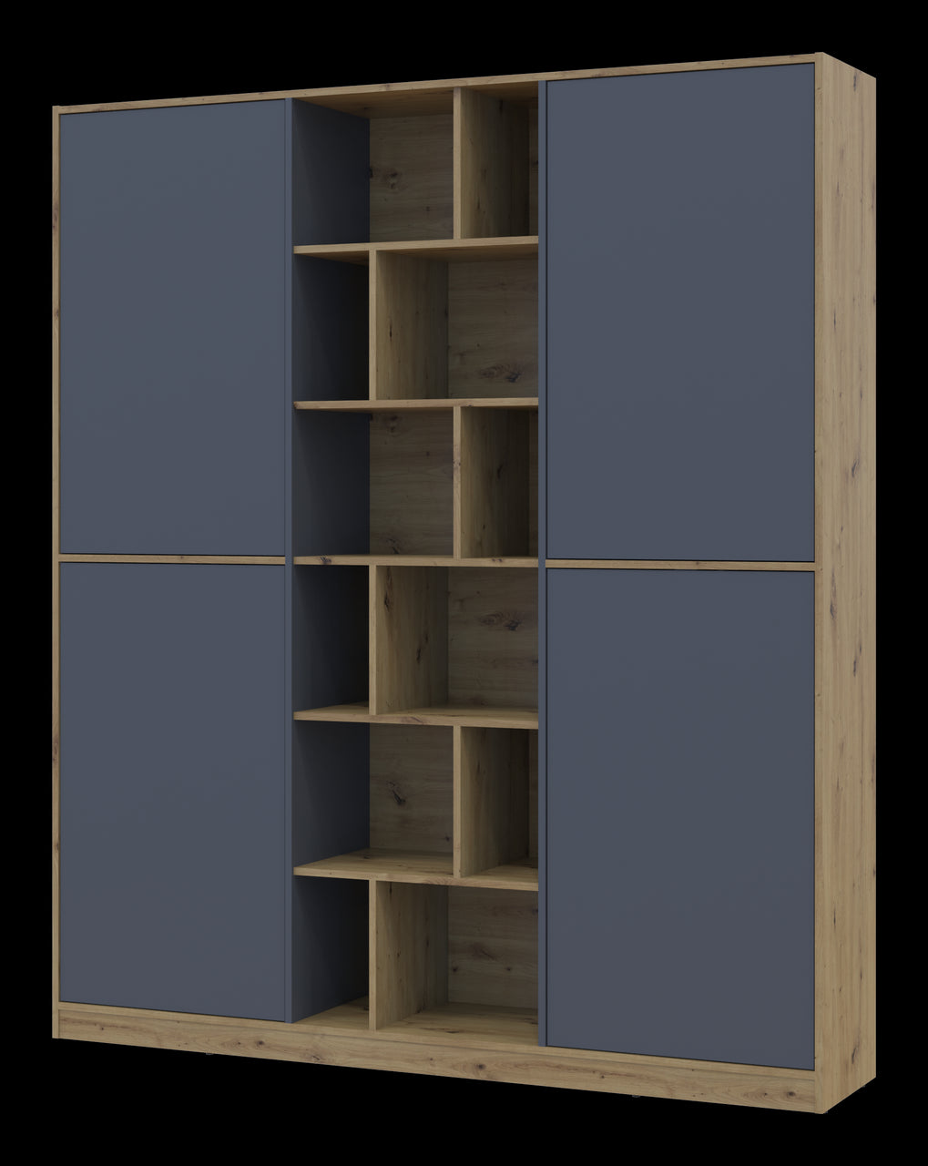 Шкаф для одежды Doros Морган Дуб Артизан/Графит ДСП 180х38.5х210 DRS-011611 (42001256)