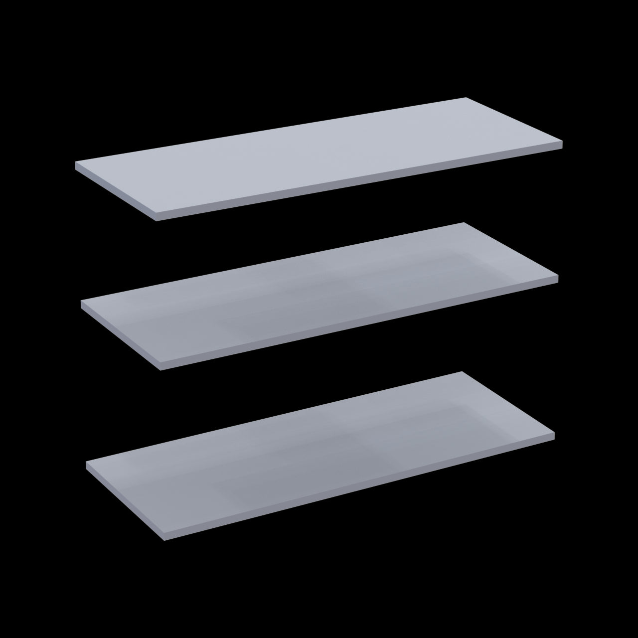 Комплект Doros Промо с полками Серый 2+2 ДСП 180х48х204 DRS-011627 (80737771)