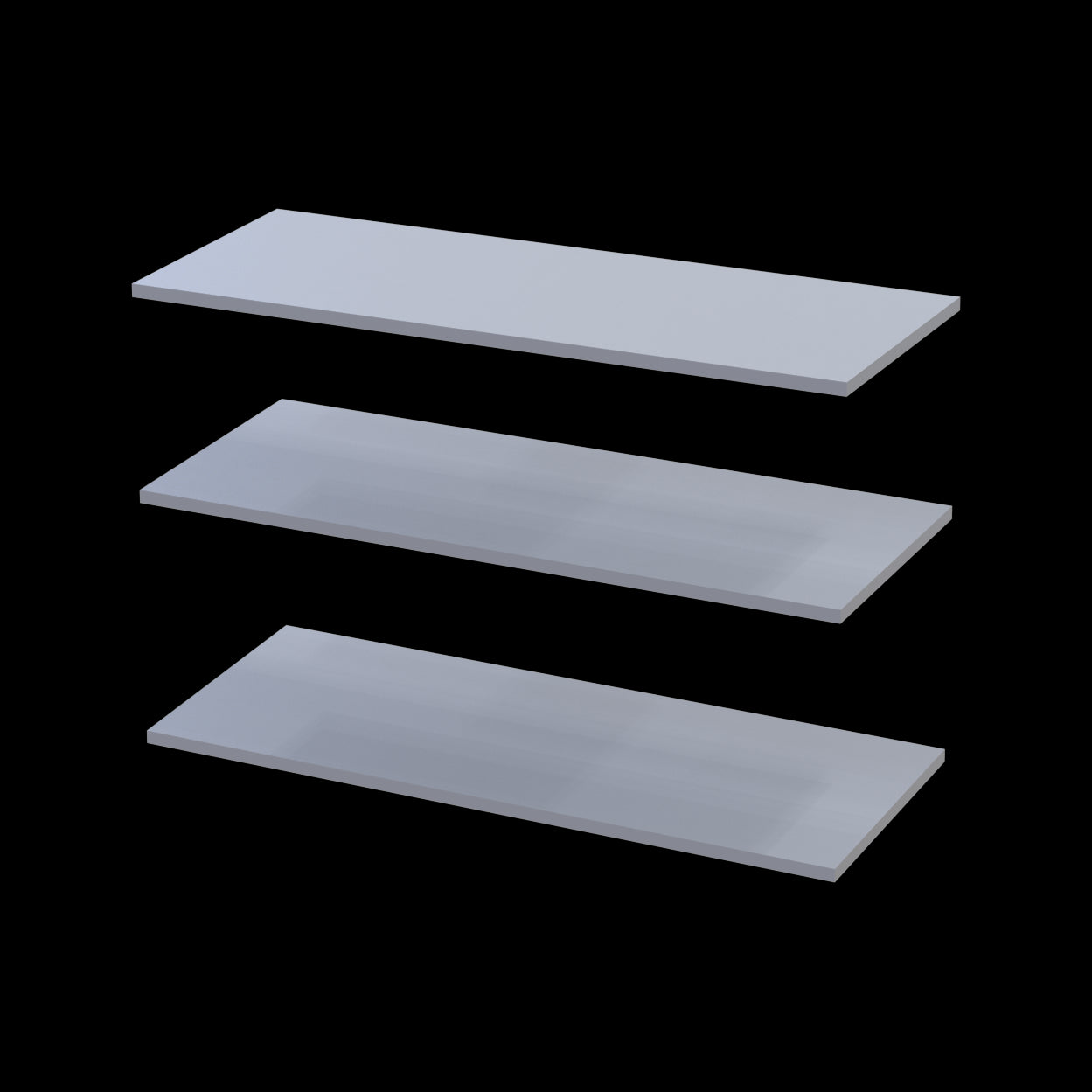 Комплект Doros Промо с полками Серый 2+2 ДСП 180х48х204 DRS-011627 (80737771)