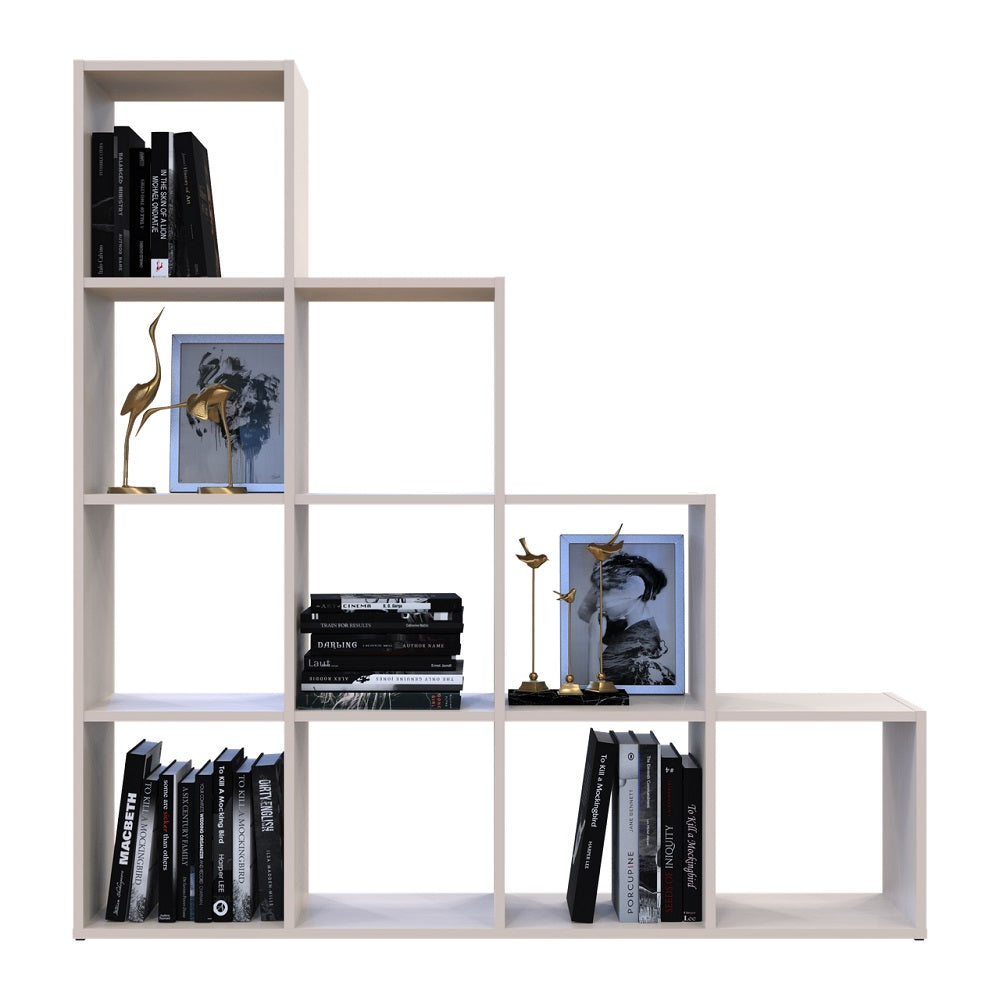 Стеллаж Doros Степь 4х4 Кашемир открытый 136.2х28.8х140.7 DRS-011771 (41516168)