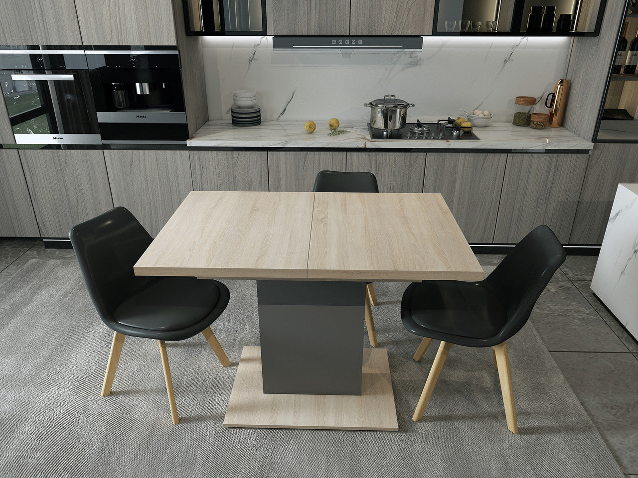 Комплект стульев в кухню Doros Бин (2 шт.) 49х43х84 см Черный (DRS-011396)