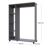 Гардеробная стойка Doros Д1 100х41,6х129,4 см Графит (DRS-011416)