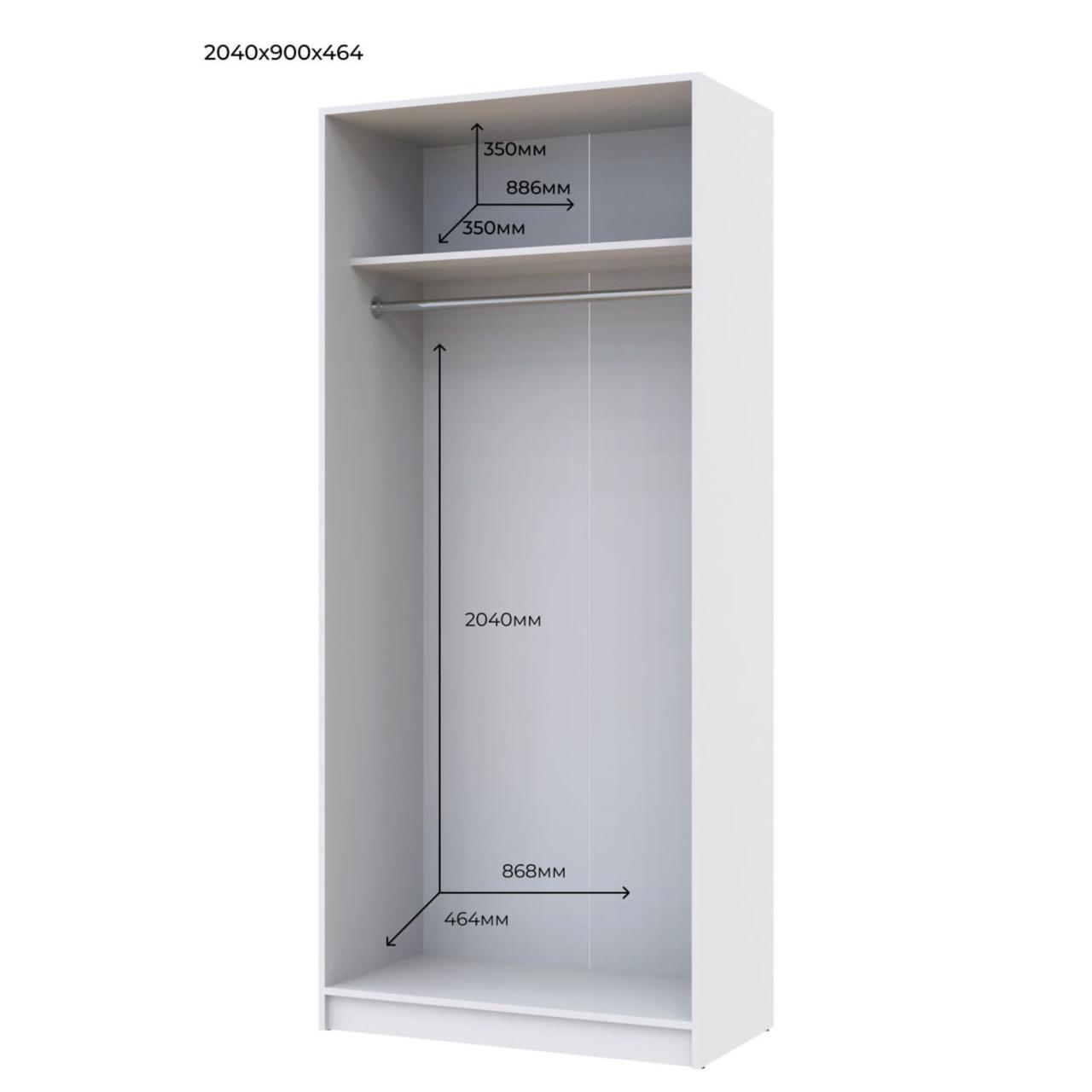 Прихожая Doros Alice и шкаф Promo Белый/Дуб сонома (DRS-011386)