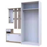 Прихожая Doros Alice и шкаф Promo Белый/Дуб сонома (DRS-011386)