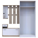 Прихожая Doros Alice и шкаф Promo Белый/Дуб сонома (DRS-011386)