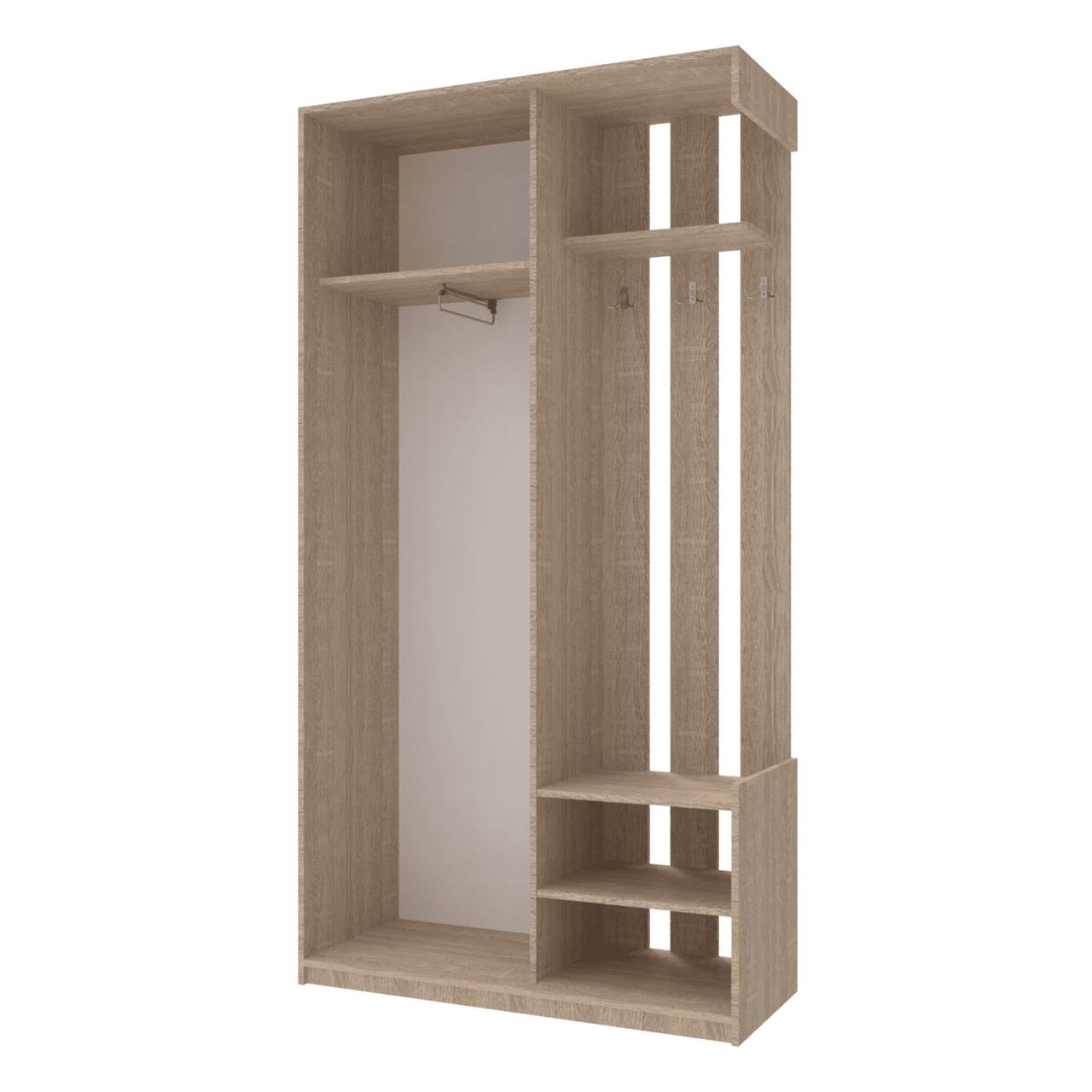 Прихожая с зеркалом Doros City One Door 110х45х210 см Дуб cонома (DRS-011306)