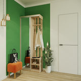 Прихожая с зеркалом Doros City One Door 110х45х210 см Дуб cонома (DRS-011306)