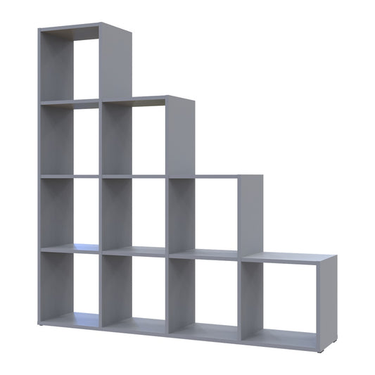 Стеллаж Doros Степь 4х4 Серый открытый 136.2х28.8х140.7 DRS-011772 (41516179)