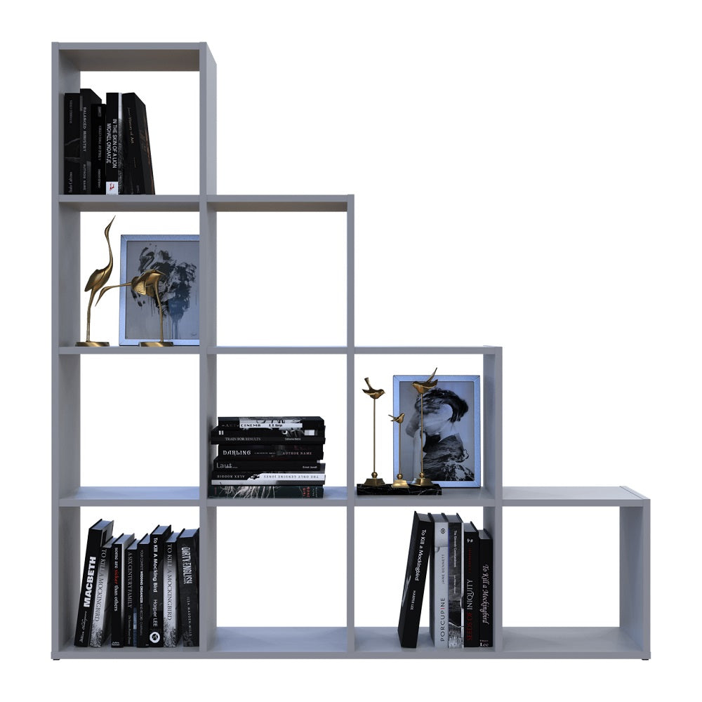 Стеллаж Doros Степь 4х4 Серый открытый 136.2х28.8х140.7 DRS-011772 (41516179)