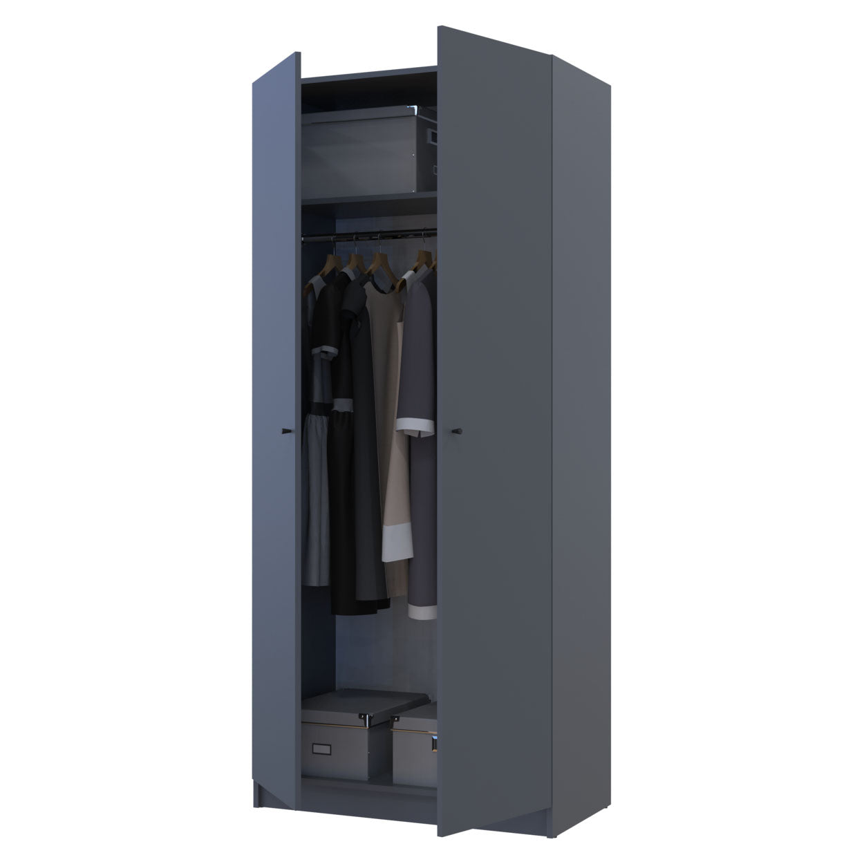 Полка для одежды Doros Promo Графит 3шт. 86.7х35х1.6 (DRS-011564)