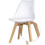 Комплект стульев в кухню Doros Бин (2 шт.) 49х43х84 см Белый (DRS-011397)