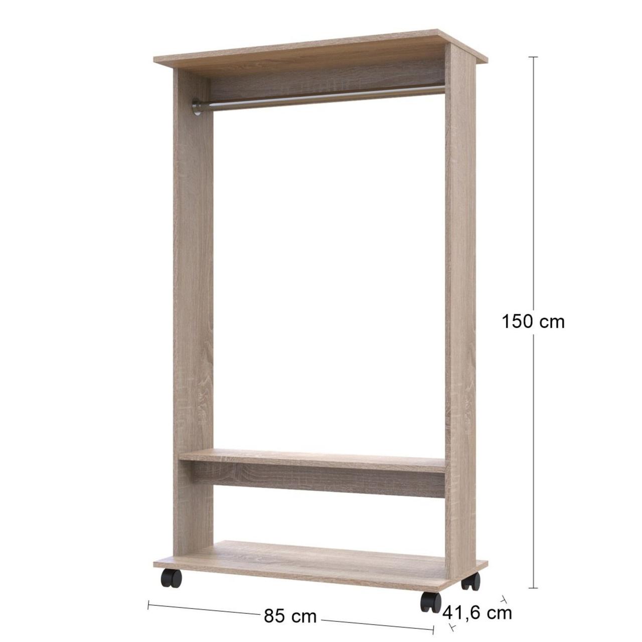 Гардеробная стойка Doros Д2 85х41,6х150 см Дуб сонома (DRS-011417)