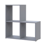 Стеллаж Doros Степь 2х2 Серый открытый 69х28.8х71.4 DRS-011773 (41516177)