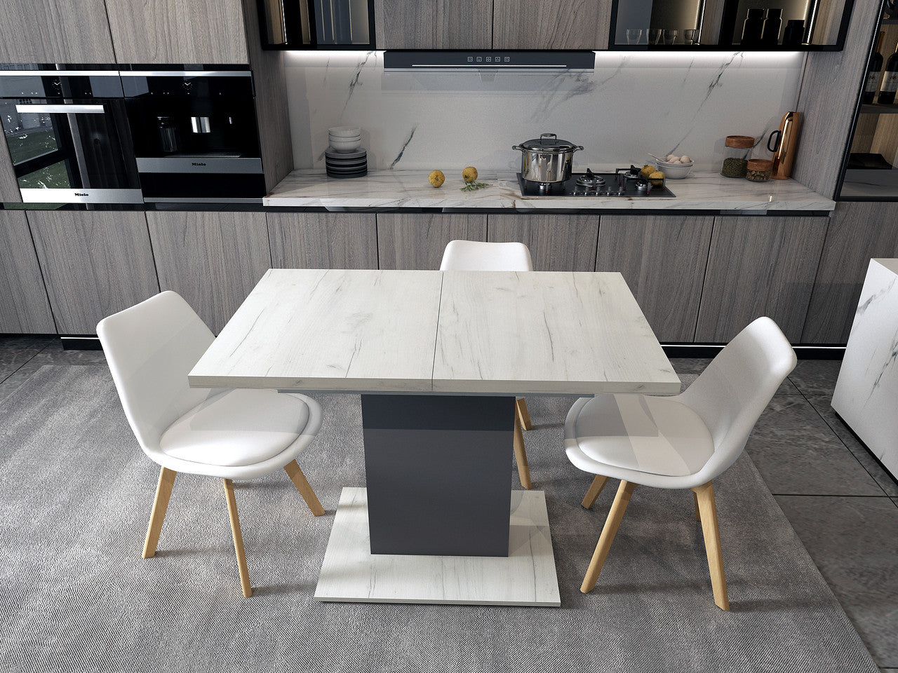 Стул в кухню Doros Бин 49х43х84 см Белый (DRS-011388)