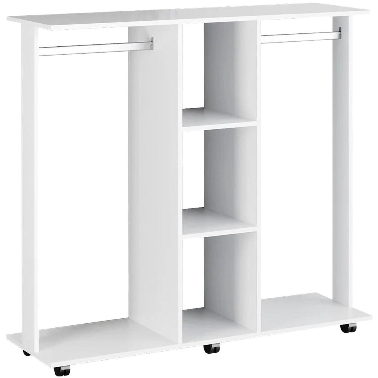 Гардеробная стойка Doros Д3 130х40,6х121 см Білий (DRS-011418)