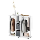 Гардеробная стойка Doros Д3 130х40,6х121 см Білий (DRS-011418)