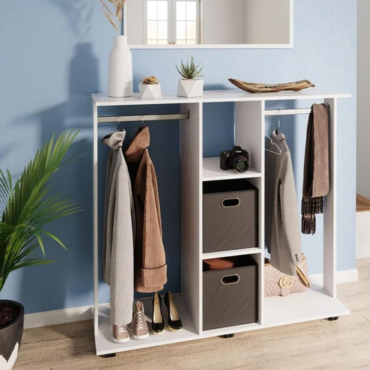 Гардеробная стойка Doros Д3 130х40,6х121 см Білий (DRS-011418)