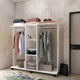 Гардеробная стойка Doros Д3 130х40,6х121 см Білий (DRS-011418)