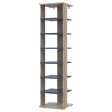 Полка для обуви Doros Паоло 38,4х38,4х153,4 см Дуб сонома/Графит (DRS-011438)