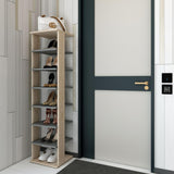 Полка для обуви Doros Паоло 38,4х38,4х153,4 см Дуб сонома/Графит (DRS-011438)