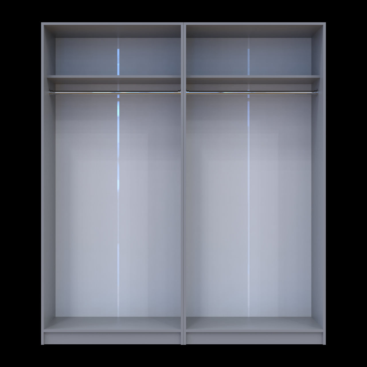 Шкаф для одежды Doros Промо Серый 2+2 ДСП 180х48х204 DRS-011630 (80737766)