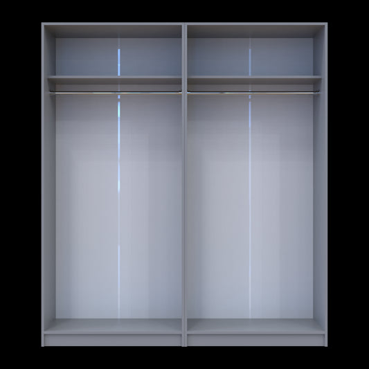 Шкаф для одежды Doros Промо Серый 2+2 ДСП 180х48х204 DRS-011630 (80737766)