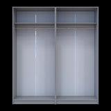 Шкаф для одежды Doros Промо Серый 2+2 ДСП 180х48х204 DRS-011630 (80737766)