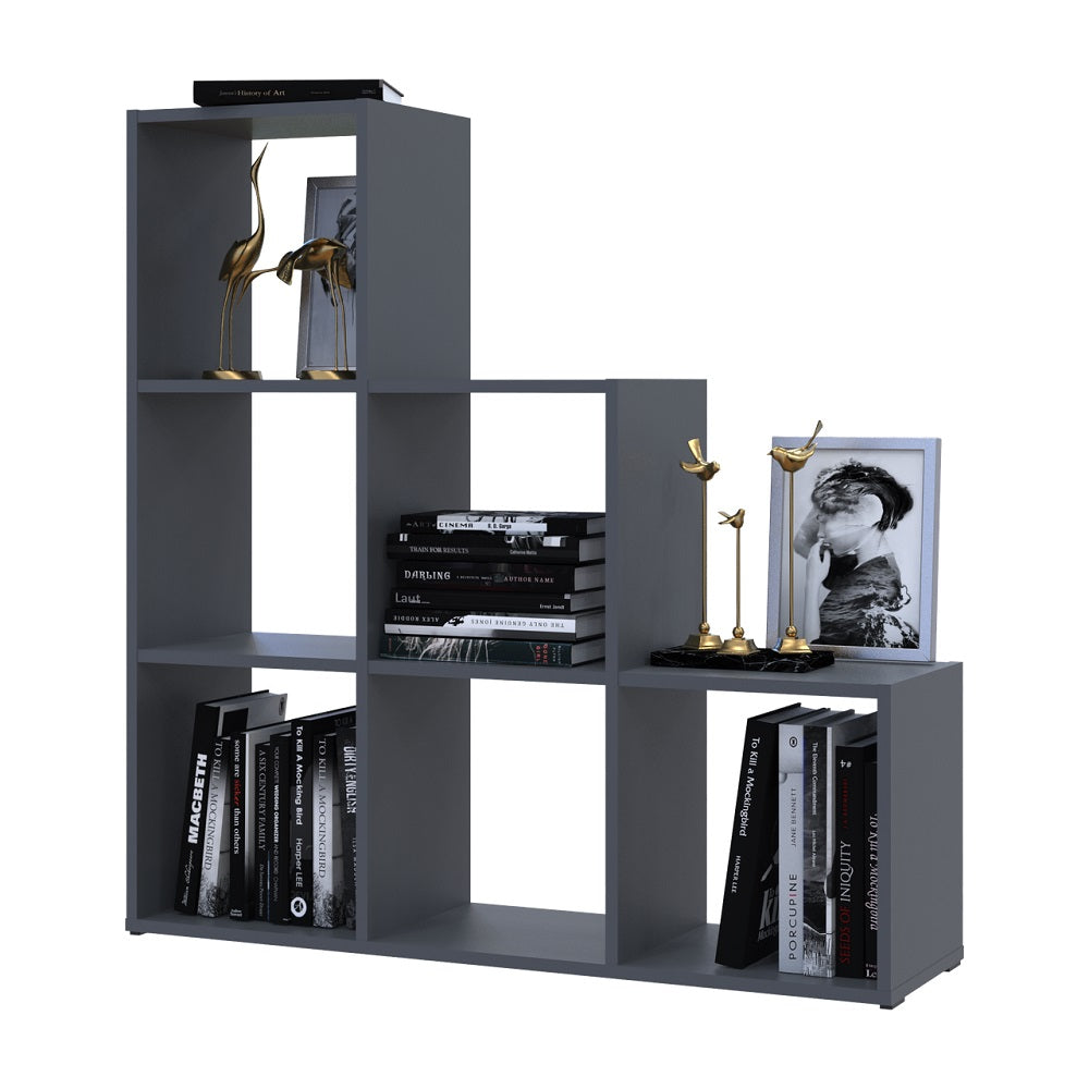 Стеллаж Doros Степь 3х3 Графит открытый 102.6х28.8х106.1 DRS-011764 (41516162)