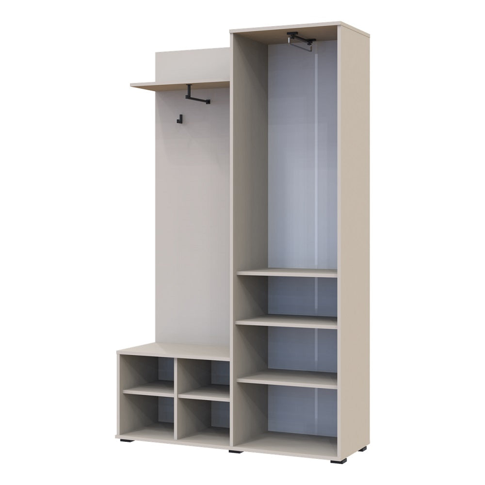 Прихожая Doros Дора Кашемир 1 ДСП/1 Зеркало 113.5х40х192 DRS-011780 (44900364)