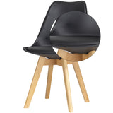 Стул в кухню Doros Бин 49х43х84 см Черный (DRS-011389)