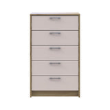 Комод Doros Ронди Дуб Артизан/Кашемир 5 ящиков 60х40х100 DRS-011784 (41516189)