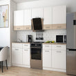 Кухня модульная Лея Doros 260х60х250 см Белый/Дуб сонома (DRS-011380)