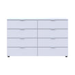 Комод Doros Рон 8 Белый 8 Ящиков 130х38х81 DRS-011774 (41516172)