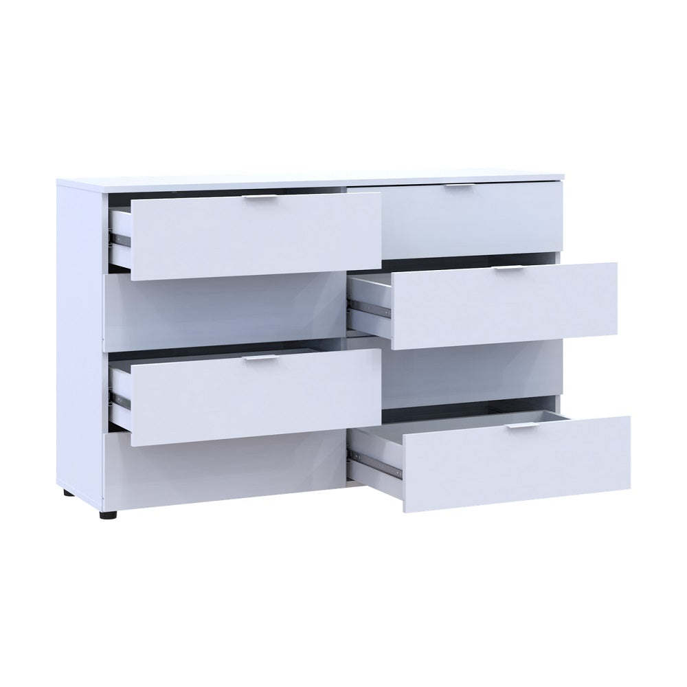 Комод Doros Рон 8 Белый 8 Ящиков 130х38х81 DRS-011774 (41516172)