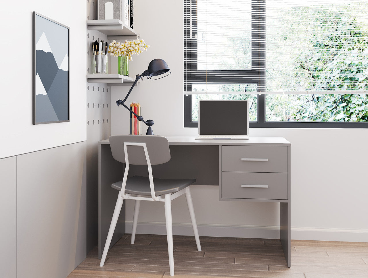 Офисный стол Doros Т2 120х60х75 см Графит (DRS-011311)