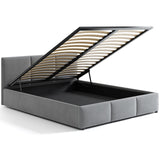 Двуспальная кровать (подъемный механизм) Doros Мона 160x200 см Серый (DRS-011391)