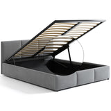 Двуспальная кровать (подъемный механизм) Doros Мона 160x200 см Серый (DRS-011391)