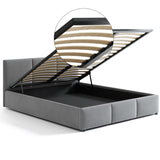 Двуспальная кровать (подъемный механизм) Doros Мона 160x200 см Серый (DRS-011391)