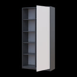 Распашный шкаф Doros Студент Графит/Белый 90х38х180 DRS-011623 (44900273)