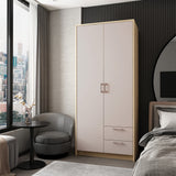 Шкаф для одежды Doros Ронди Дуб Артизан/Кашемир 2ДСП 82х52х195 DRS-011660 (80737805)