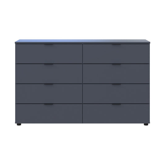 Комод Doros Рон 8 Графит 8 Ящиков 130х38х81 DRS-011775 (41516173)