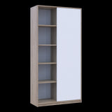 Распашный шкаф Doros Студент Дуб Сонома/Белый 90х38х180 DRS-011624 (40908067)