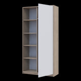 Распашный шкаф Doros Студент Дуб Сонома/Белый 90х38х180 DRS-011624 (40908067)