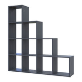 Стеллаж Doros Степь 4х4 Графит открытый 136.2х28.8х140.7 DRS-011769 (41516167)