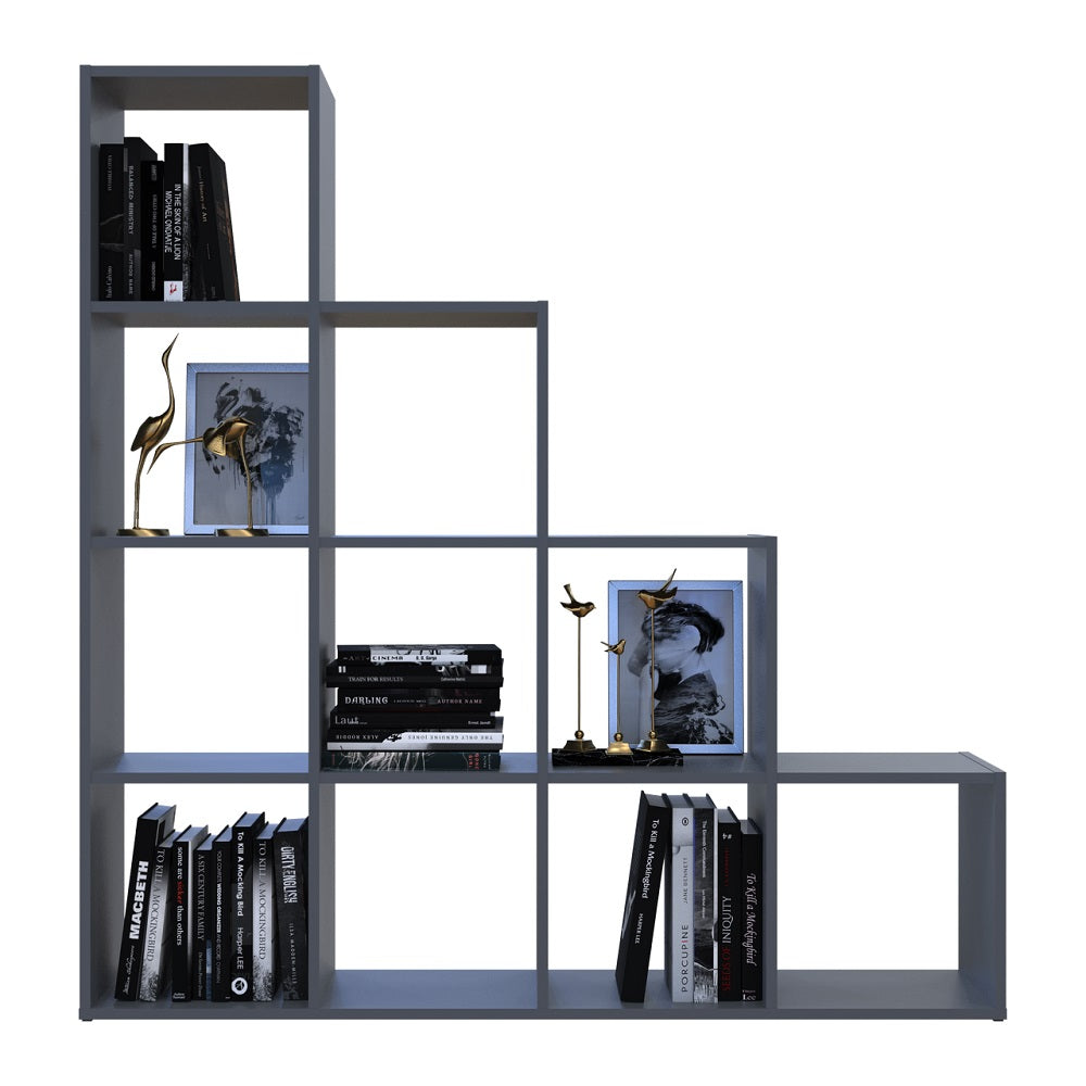 Стеллаж Doros Степь 4х4 Графит открытый 136.2х28.8х140.7 DRS-011769 (41516167)